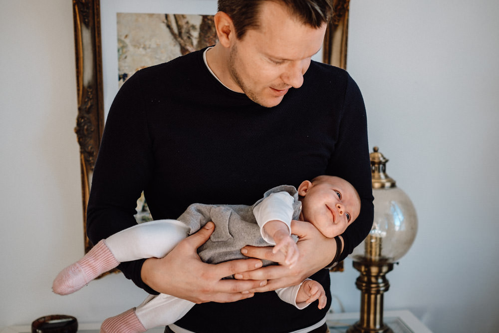 Vater und Tochter Fotoshooting