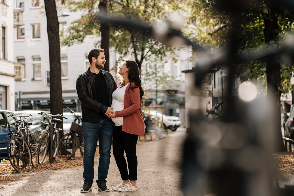 Babybauchshooting im Herbst