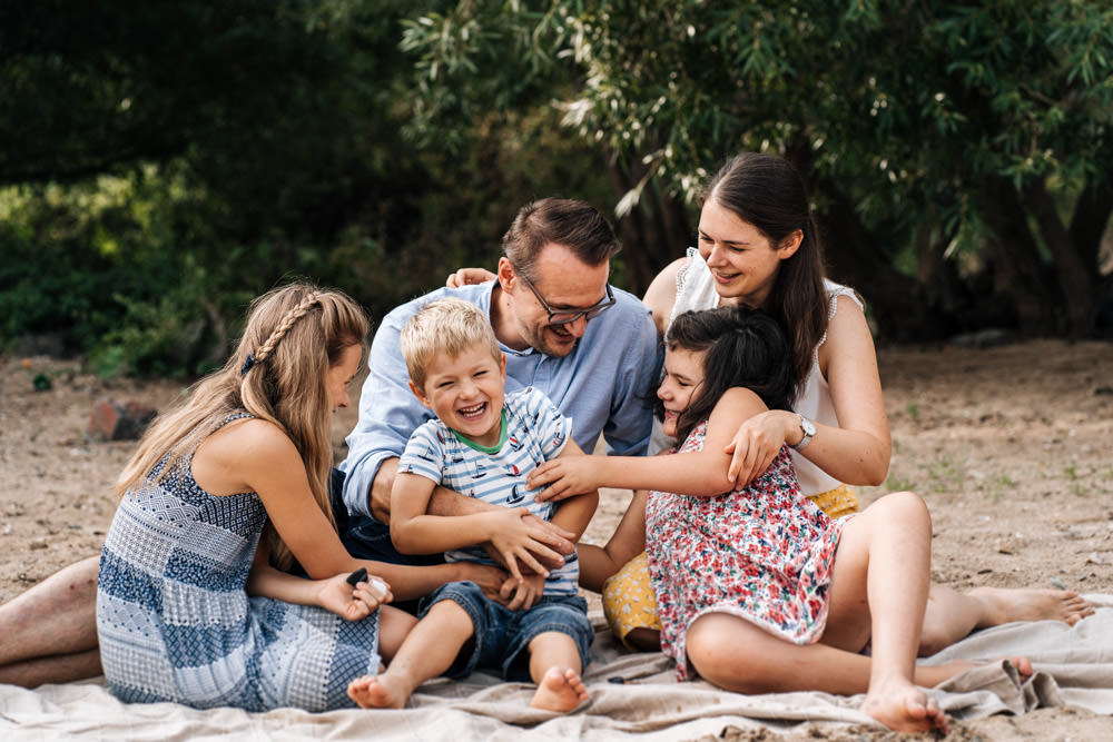 Familienfotografie in der Natur