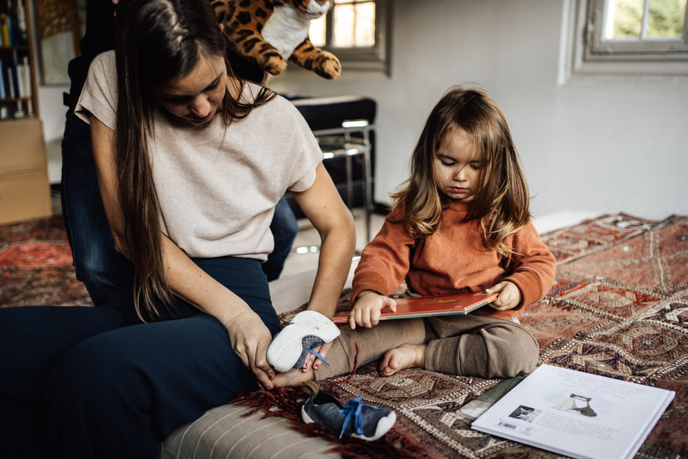 Familienfotografie zu Hause